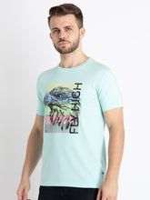Mens Printed Round Neck T-Shirt